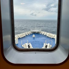 東京九州フェリー
曇天ですが穏やかに豊後水道航行中です。あと2時間半程度で新門司到着です^_^
