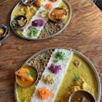 📍 Spice Curry 丸祇羅
店内は蝉の鳴き声が聞こえるスパイスカレー屋さん。