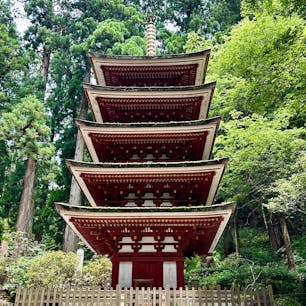 奈良宇陀市
室生寺五重塔(国宝)
平安初期の建立で、室生寺最古の建造物。屋外に立つものとしては、法隆寺五重塔に次いで2番目に古く、国内最小。美しくどこか可憐に思える五重塔です。