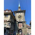 スイス　ベルン　時計塔

時報のカラクリはイマイチでしたが存在感ある時計塔でした。