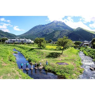 #大分県#由布院#川遊び