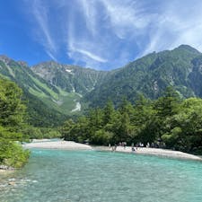 数分毎に景色が変わる夏の上高地