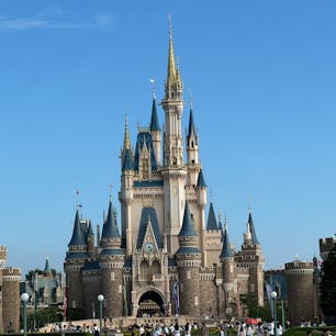 子どもの頃、初めて出会った時から、ずーっと変わらず大好きなのです。
シンデレラ城　東京ディズニーランド