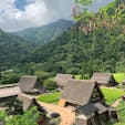 五箇山の合掌造りです。
白川郷は人が多く行けませんでした...