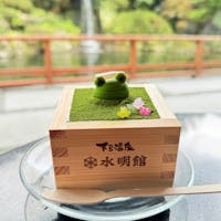 下呂温泉 水明館
ロビーラウンジ エビアン
抹茶ティラミス
この可愛さ💕
食べても美味しい😋
枡は持って帰れます(新品をくれます)