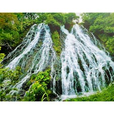 知床八景の一つとして人気の「オシンコシンの滝」✨

世界自然遺産・知床に向かう国道沿いにあり、無料駐車場から徒歩10分かからずにアクセスできます！

水しぶきがかかるほど間近で見ることができ、迫力ある勇ましい滝の様子は圧巻🤩

お手洗いやお土産処もあるので、ドライブ休憩にもオススメですよ^^