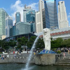 マーライオン公園
いつ見ても感動するし天気がいいと尚更良い！
#202406 #sシンガポール