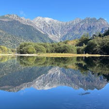 2024/10/13  大正池
上高地バスターミナルから4km80分くらい
朝は寒かったけど紅葉はまだまだ☀️
#ハイキング