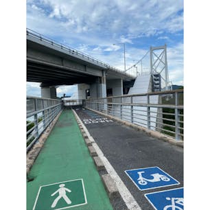 因島大橋
自転車でしまなみ街道サイクリング！
#202407 #s広島
