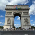2024/8/15  凱旋門
パラリンピック仕様で壮大
シャンゼリゼ通りが美しい
#パリ  #Paris
#フランス  #France

＊2枚目消しゴムマジックしてます