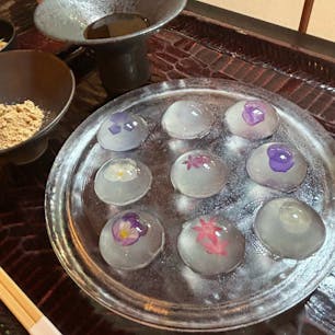 2024/7/18  麓寿庵
鴨がゆと華わらび🌸💗
登録有形文化財の邸宅ツアーもあって、
海外客のアテンドにもいいなって思った。
#京都