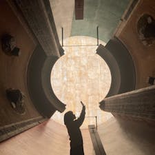 岡山
奈義町現代美術館
太陽の部屋

床壁天井がわからない異空間