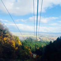 弥彦山ロープウェーからの景色！