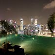シンガポール
マリーナベイ・サンズ
夜のプール