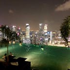 シンガポール
マリーナベイ・サンズ
夜のプール
