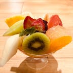 青森県八戸市内にあるフルーツパーラーおだわらさんで、フルーツクリームポンチを頂きました。

季節のもののぶどうパフェ食べたかった…！（口腔内アレルギーだからいっぱいは食べれないので諦めた）