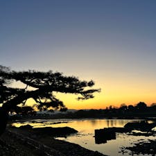 嵐山、早朝の渡月橋