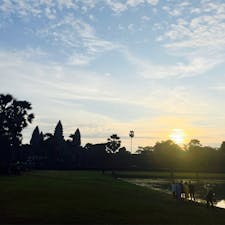 アンコールワットの初日の出