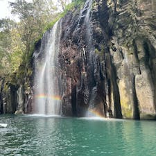 真名井の滝　虹🌈