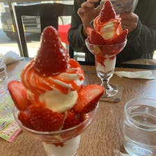 河津　七滝茶屋
いちご🍓美味しい