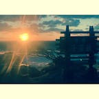 千畳敷からの夕焼け🌆
綺麗だけど風もやばかった〜🌬️