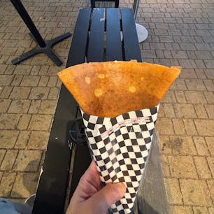 ヒステリックジャム
大阪城公園店

初のバターシュガークレープ
シンプルなのがたまらなくいいですね
2025.3.2