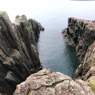 東尋坊 足はすくみますが、不思議な岩のつくりやサンセットも見られ、おすすめです