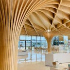 広島　下瀬美術館

内部の木造アーチ
椅子もかわいい