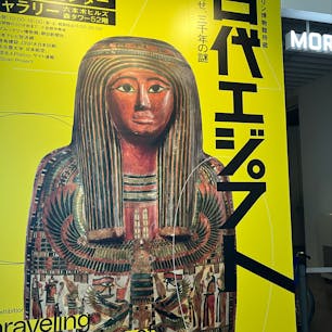 六本木のエジプト展🇪🇬
だいぶ本物かと思われる展示があって中々興味深い🤔