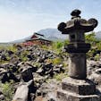 浅間山もキレイに見れて壮大な景色が見れました🌋
寺院はとても立派で映えており、
活火山の迫力も感じることができました！