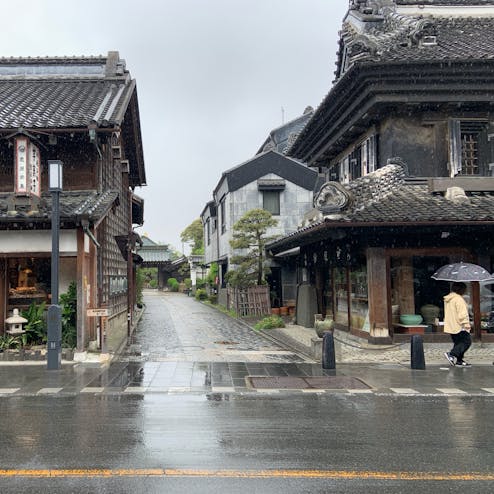 一番街の蔵造りの町並み