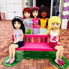 レゴランド‼️‼️平日はかなり回りやすかった‼️‼️‼️カラフルブロック沢山あって子供も大喜び👌👌広すぎず、回りやすかった♥️♥️♥️