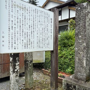 202506
千光寺　福岡　久留米

紫陽花寺として有名な千光寺

駐車場まで大渋滞だったので
少し離れたところに停めて歩いて行きました

境内には北朝銘のある梵鐘、草野永経、永平、重永や田中忠政らの供養塔があり、
寺裏には征西将軍懐良親王の廟や墓塔があります
ただ、手入れがあまりされていなくて
案内板などが苔で見えなくて残念