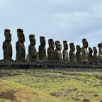 イースター島！やっとモアイに会えました😆