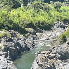 飛騨川の渓谷美
橋があったら渡るべし

下呂温泉からの眺め