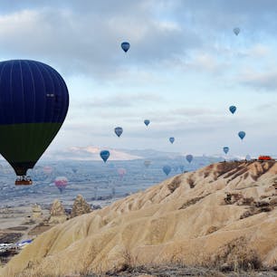 カッパドキア気球で一望