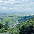 見下ろす感じで佐賀平野や筑後川、有明海、遠くには雲仙普賢岳も見えました