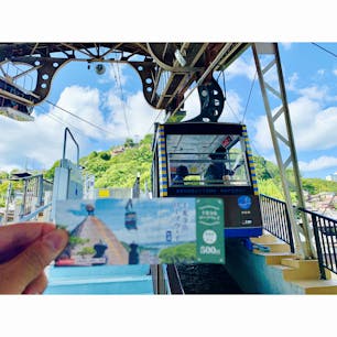 〈千光寺山ロープウェイ 山麓駅〉
千光寺山ロープウェイにの2つの駅の１つ。約3分間でもう１つの駅である山頂駅に到着します。