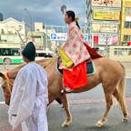 奈良
春日若宮おん祭 
国指定重要無形民俗文化財
春日若宮おん祭のお渡り式は、平安時代から900年近く続く古都奈良のお祭りということです。この日（12月17日）たまたま奈良に来ていて、ありがたくもこの光景に出会いました。100年後どんな風景の中でこのおん祭が開催されているのでしょうね。バスとかまだあるのかなあ、、、。