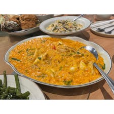 サボイ　シーフードコー　スクンビット26店

カニカレー🦀ロブスター🦞お魚フライ🐟など色んなものを少しずついただきました！

マンゴージュースが美味しかった🍹