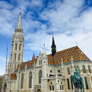 ハンガリーの首都
ブダペストにある教会
ハンガリーでもシシィ（皇妃エリザベート）は人気でした