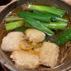 📍 手打ち蕎麦 欅
九条ネギと揚げ餅の蕎麦