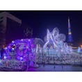 〈さっぽろホワイトイルミネーション〉
大通公園を中心に行われるイルミネーションイベント。
