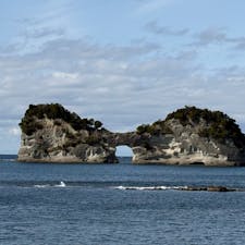 白浜の定番　円月島、千畳敷
生かげろうをカゲロウカフェでいただきました🍰