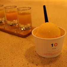 みかんジェラートと飲み比べセット