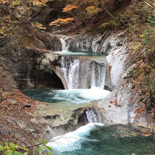 七ツ釜五段の滝