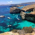 Recommened to go up to the top of hills to see the other side of Comino which called Crystal lagoon!