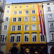 オーストリアのザルツブルク
モーツァルトの生家に行って来ました。