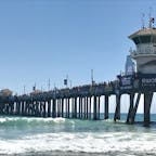 Huntington Beach
サーフィンの大会、USオープンでは一流のサーファーたちの戦いがこのビーチで繰り広げられる！