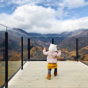 白馬岩岳mountain harbor
北アルプスが一望できるベーカリーのテラス
でも今日は曇りがち